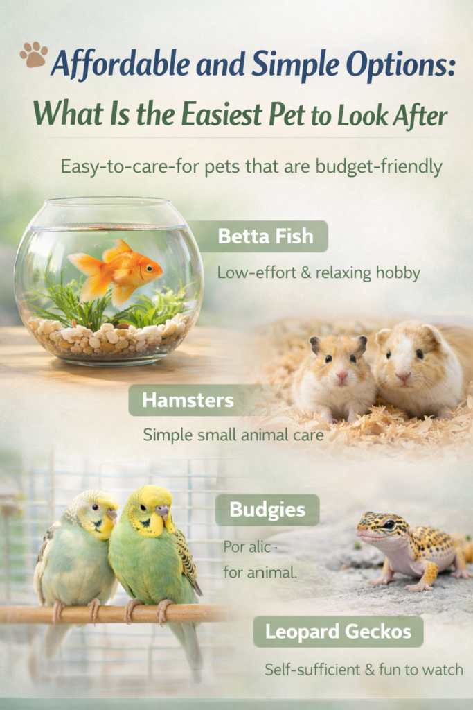 What Is the Easiest Pet to Look After