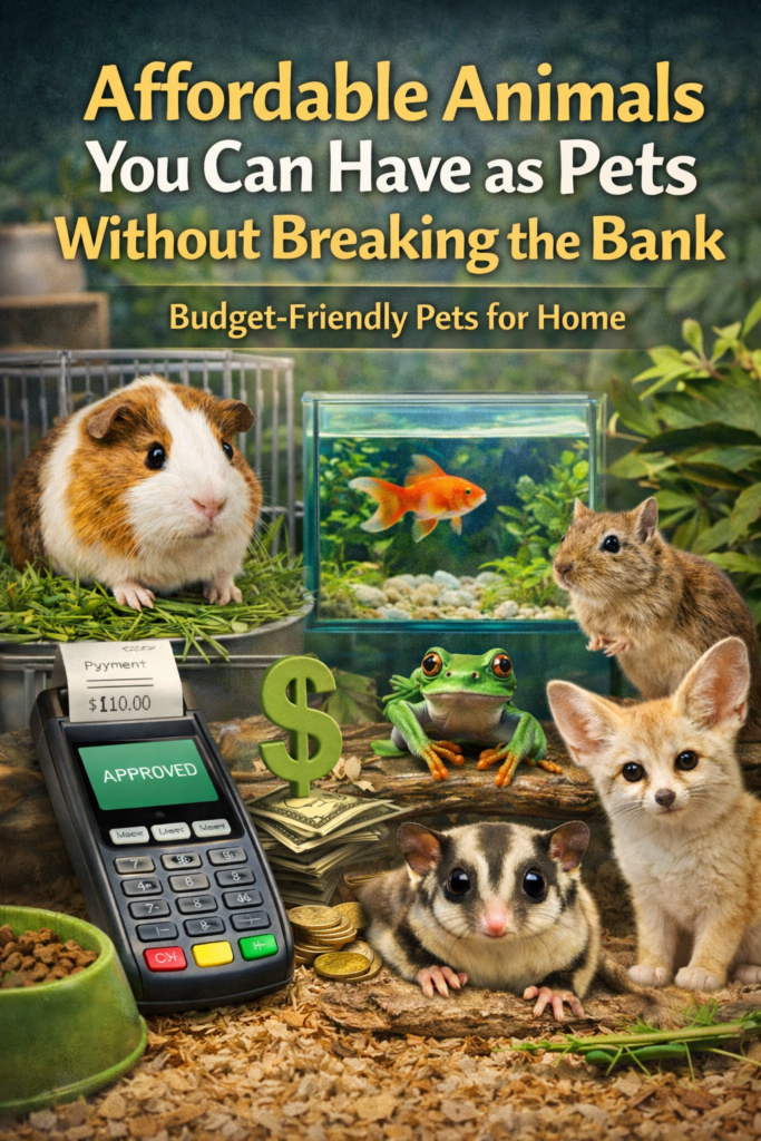 Animals You Can Have as Pets