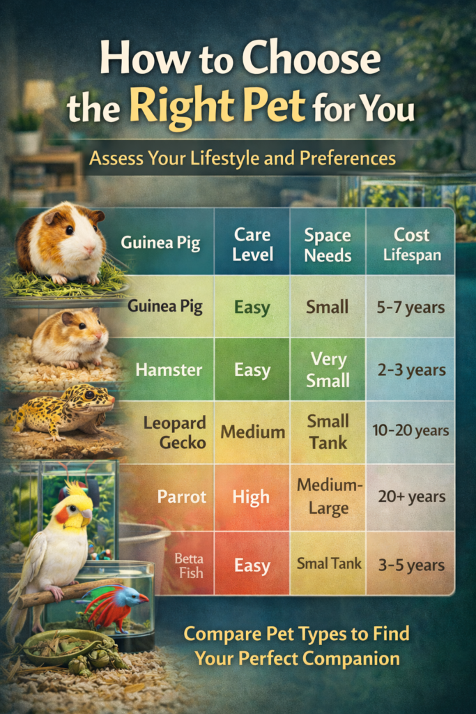 Animals You Can Have as Pets