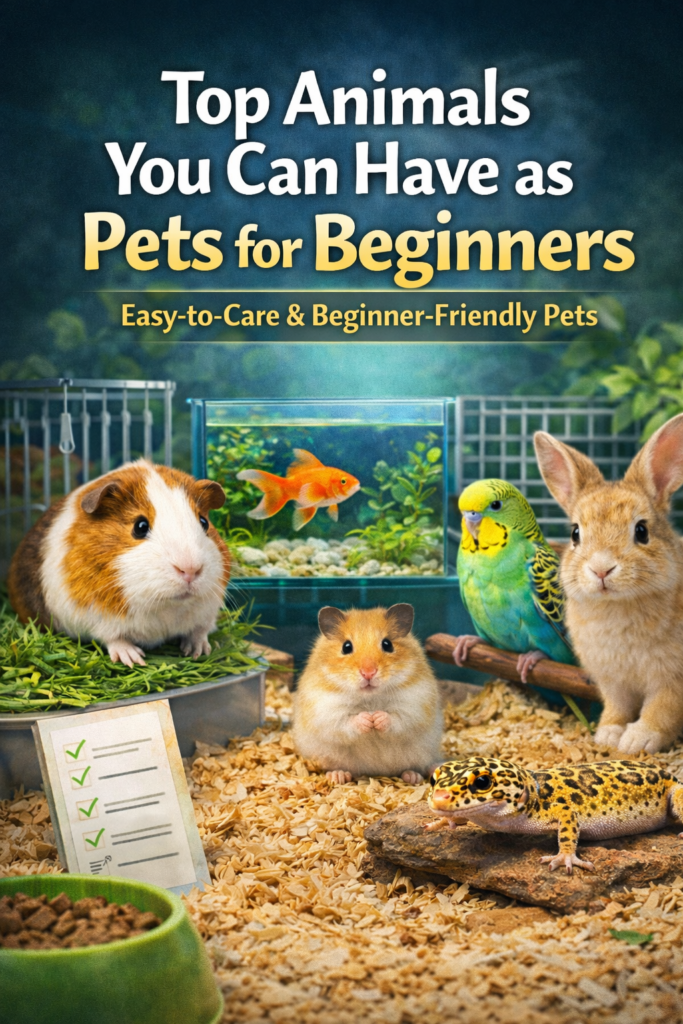 Animals You Can Have as Pets