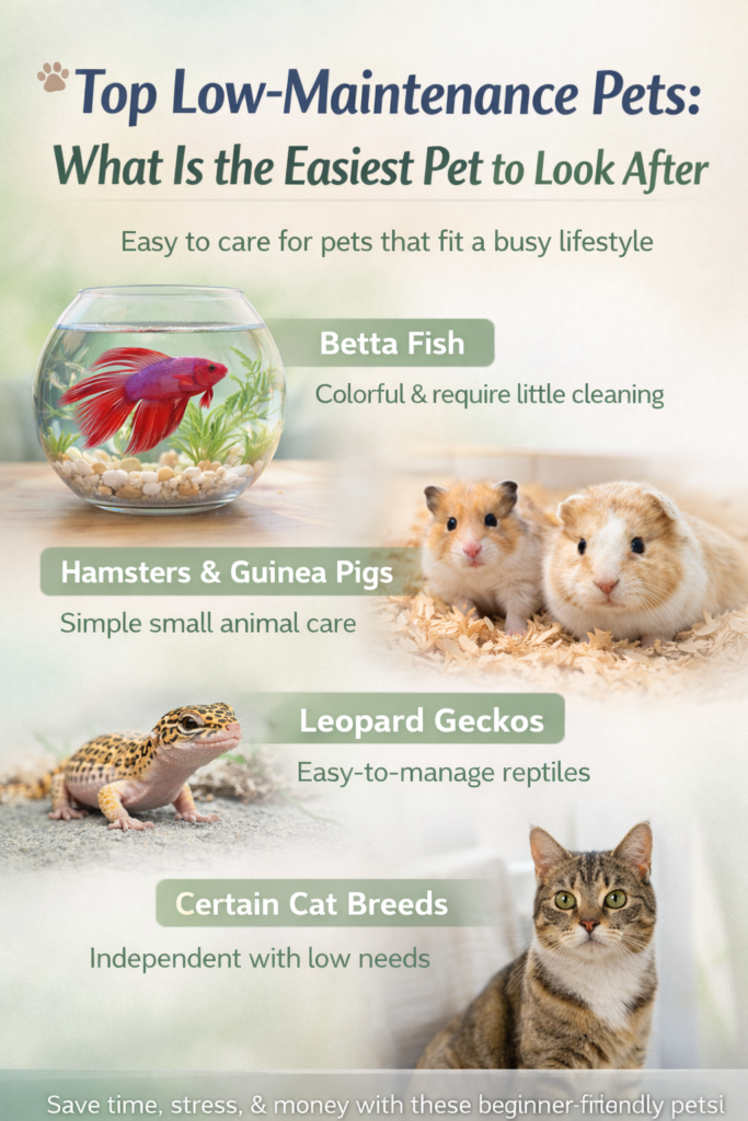 What Is the Easiest Pet to Look After