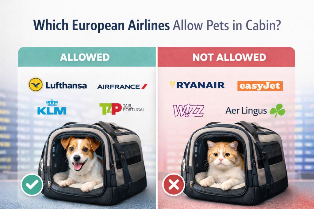 Which European Airlines Allow Pets in Cabin
