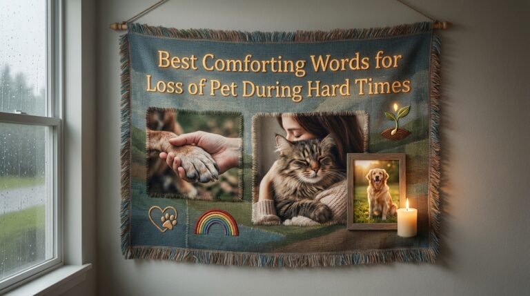 Comforting Words for Loss of Pet