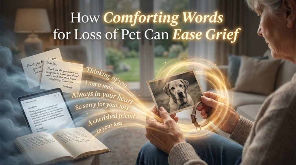Comforting Words for Loss of Pet