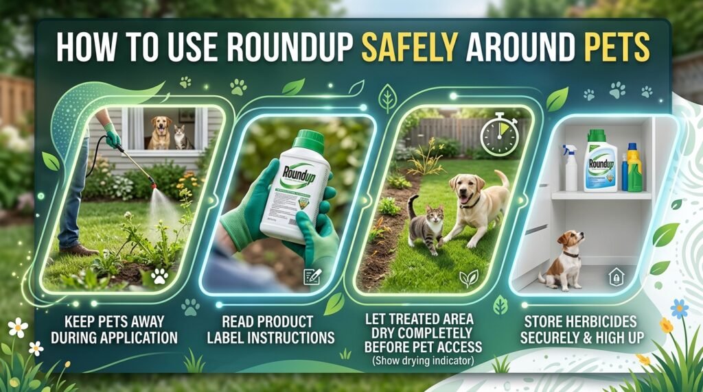 Is Roundup Safe for Pets