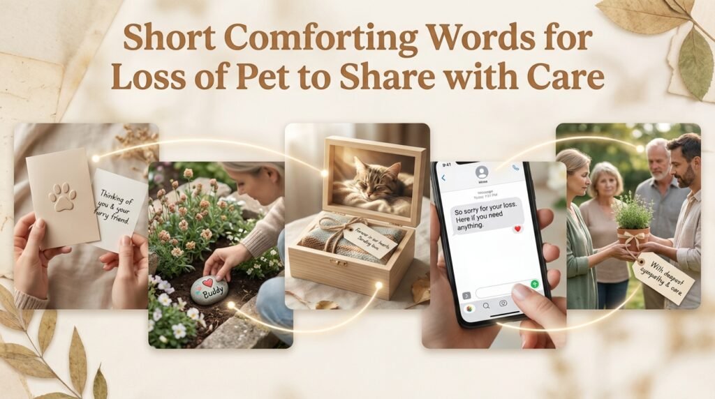 Comforting Words for Loss of Pet