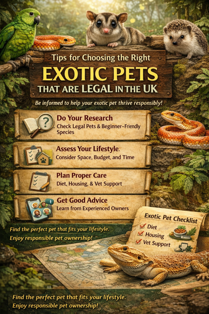 What Exotic Pets Are Legal in UK