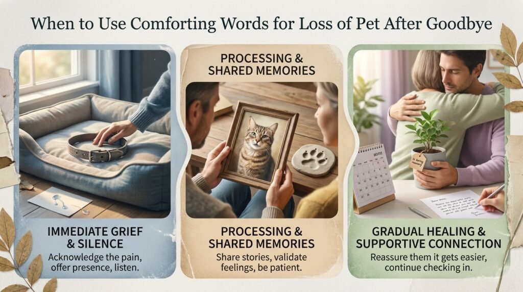 Comforting Words for Loss of Pet