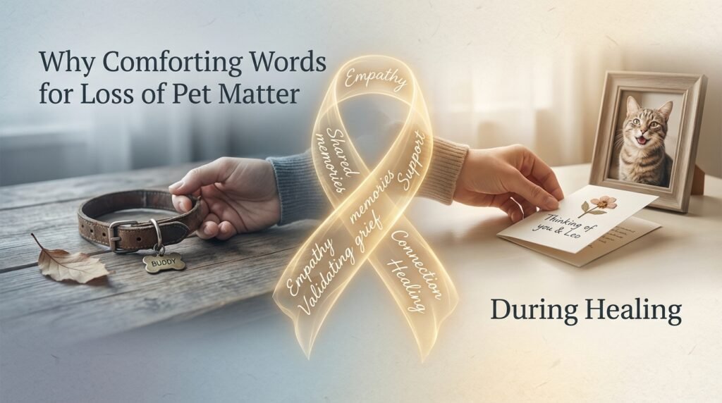 Comforting Words for Loss of Pet