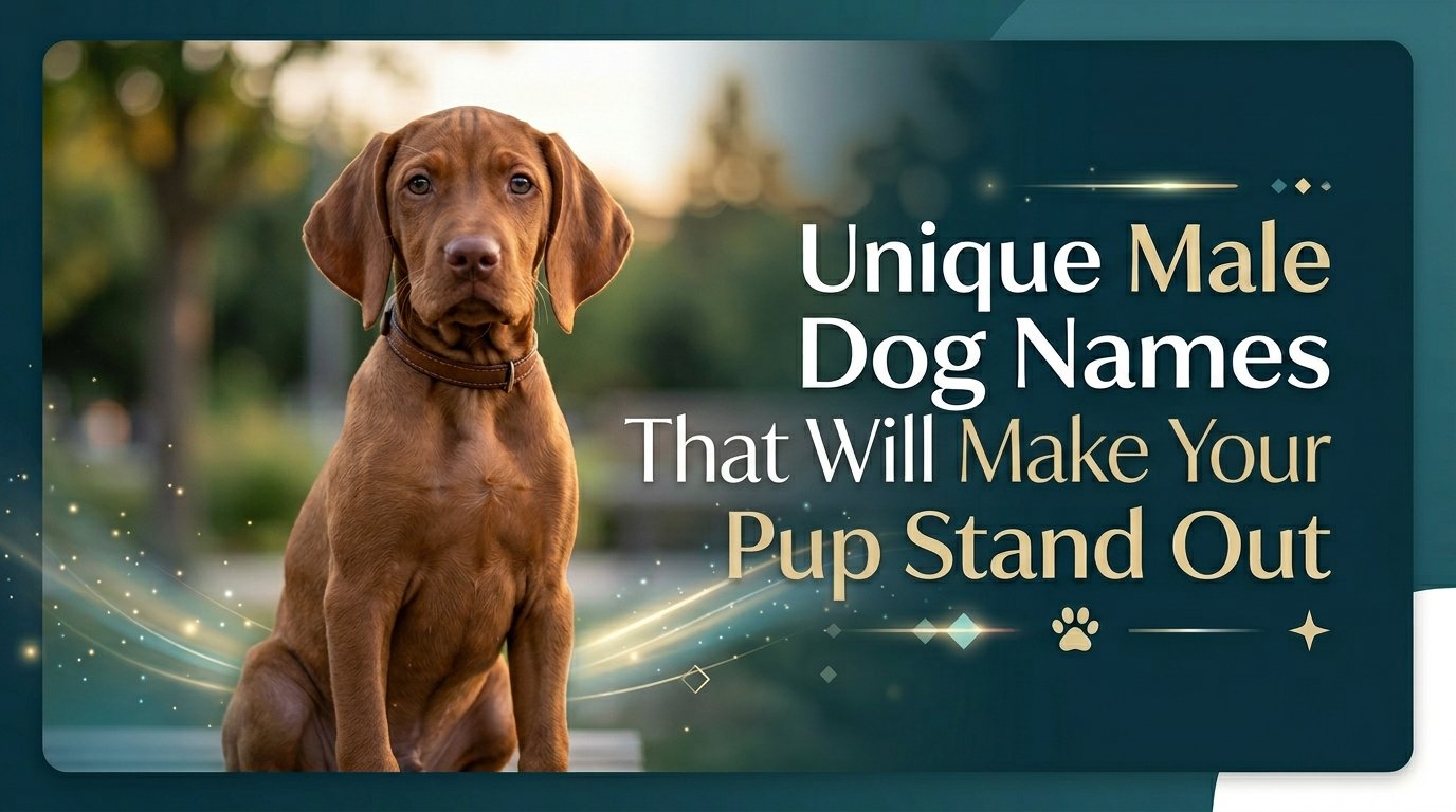 Unique Male Dog Names